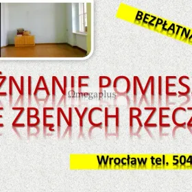 Opróżnianie mieszkań po zbieraczach, tel. 50476203, Wrocław, po osobach bezdomnych, melinach. Posprzątanie domów zaniedbanych, opuszczonych, 