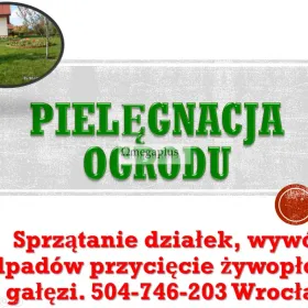Usługi glebogryzarką, cena, tel 504-746-203, przekopanie, glebogryzarka, Wrocław, skopanie trawnika, działki. Założenie trawnika. 