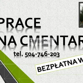 Wycięcie drzewa na cmentarzu Wrocław, tel. 504-746-203, cena.  Usługi wycięcia tui na cmentarzu we Wrocławiu, usunięcie żywopłotu, krzaków, tuji.