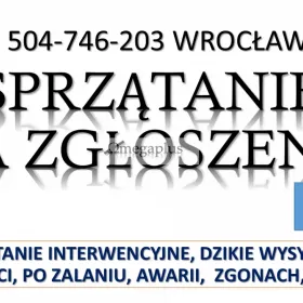 Sprzątanie interwencyjne, tel. 504-746-203, Wrocław, z podrzuconych śmieci i dzikich wysypisk. posprzątanie tereny ze śmieci znajdujących na działce