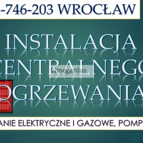 Montaż ogrzewania elektrycznego, Wrocław, cennik, tel. 504-746-203.  Montujemy elektryczne ogrzewanie folie, maty grzewcze oraz promienniki.