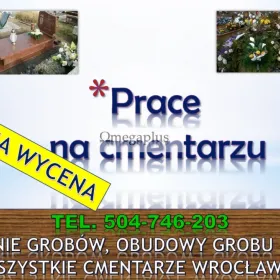 Pomnik z tworzywa sztucznego, Wrocław, tel. 504-746-203. Montaż, cena, Usługi montażu pomnika z tworzywa sztucznego. Zakład kamieniarski
