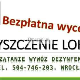 Dezynfekcja mieszkań i lokali, Wrocław, tel. 504-746-203, cennik usług, sprzątanie i dezynfekcja powierzchni lokalu,  mieszkania zanieczyszczonego