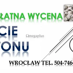 Skuwanie betonu Wrocław, tel. 504-746-203, usługi młotem wyburzeniowym, cena, Kucie betonu, resztek zaprawy murarskiej, posadzki oraz wylewki