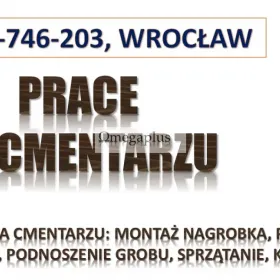 Cmentarz przy ul Bardzkiej, sprzątanie grobu. tel. 504-746-203, Wrocław. cena, Sprzątanie grobów i kompleksowa opieka. Mycie, czyszczenie, konserwacja