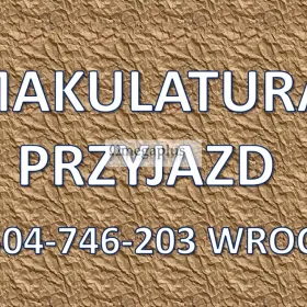 Odbiór kartonu, Wrocław, tel. 504-746-203. Wywóz makulatury, kartonów, papieru.  Odbiór i wywóz niepotrzebnej makulatury 