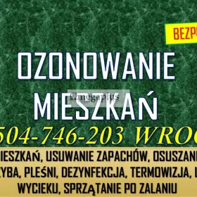 Ozonowanie mieszkań, Wrocław tel. 504-746-203. Usuwanie zapachów, cennik usługi.  Bezpieczna i ekologiczna metoda ozonowania pomieszczeń