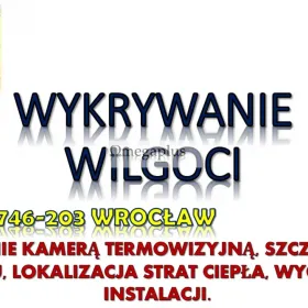 Kamera termowizyjna, usługi, tel. 504-746-203, Wrocław, pomiar wilgoci w mieszkaniu.  Sprawdzenie: szczelności zamontowanych okien i drzwi w budynku.