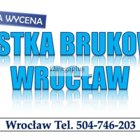 Układanie kostki brukowej Wrocław, tel. 504-746-203. Cennik usługi  Ułożenie kostki brukowej w przydomowym ogrodzie, na posesji do utwardzania terenu 