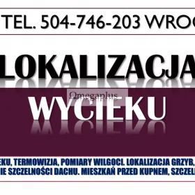Wyciek lokalizacja, Wrocław, tel. 504-746-203. Cena za wykrycie wycieku wody w mieszkaniu, Sprawdzenie i oględziny miejsc trudnodostępnych