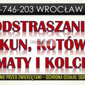 Zabezpieczenie i ochrona przed zwierzętami, tel. 504-746-203. Wrocław, Zapobiega kopaniu dołów i podkopywaniu ogrodzenia przez psy i koty