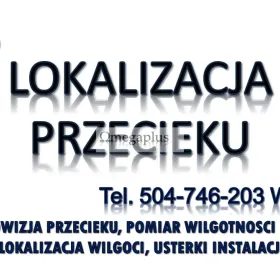 Pomiar wilgotności ścian i podłoża. Wrocław, t. 504-746-203. Badanie kamerą termowizyjną. Filmowanie kamera inspekcyjną. Lokalizacja miejsca usterki.