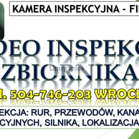 Usługi kamerą inspekcyjną, Wrocław, tel. 504-746-203. Kamera inspekcyjna, filmowanie i sprawdzenie rur i kanalizacji oraz miejsc trudno dostępnych.
