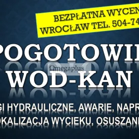 Usługi hydrauliczne, cennik, Tel. 504-746-203, Wrocław, Pogotowie, hydraulik, awarie  Usuwanie awarii hydraulicznych po zalaniu i pęknięciu rury.