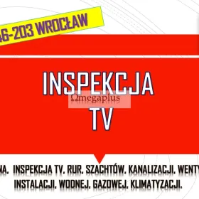 Inspekcja kanalizacji kamerą, tel. 504-746-203, Wrocław, kamera endoskopowa. Wykrywanie wycieku z instalacji. Filmowanie kamera endoskopową.