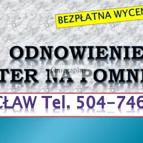 Dopisanie liter na pomniku, tel. tel. 504-746-203, Cmentarz Wrocław, dodanie napisów, cennik.  Uzupełnienie napisów na tablicy nagrobnej. 