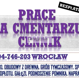 Cmentarz Grabiszynek, cennik usług. Tel. 504-746-203, Wrocław   Czyszczenie nagrobków. Zakład usługowy.