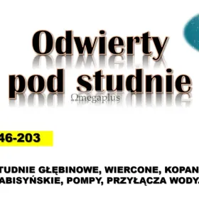 Usługi wiercenia studni, Wrocław, tel. 504-746-203. Studnie głębinowe  Wiercenie studni dla domu jednorodzinne, obiektu przemysłowego, zakładu, pola