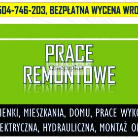 Profesjonalny remont łazienki, tel. 504-746-203, Wrocław, cennik.