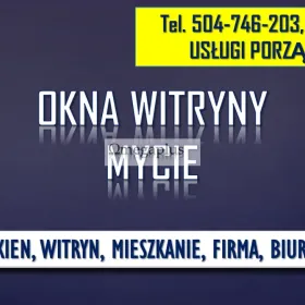 Mycie witryn i okien Wrocław, cennik, tel. 504-746-203. Mieszkanie, firma, sklep, dom.