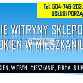 Cennik mycia okien, Wrocław, tel. 504-746-203. Umycie witryny w sklepie  Mycie okien w domu, mieszkaniu.