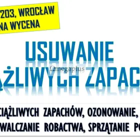 Oczyszczanie powietrza, Wrocław, tel. 504-746-203, ozonowanie mieszkania, cena, usuwanie zapachu