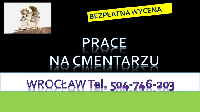 Cmentarz Osobowice, cennik usług, tel. 504-746-203. 
